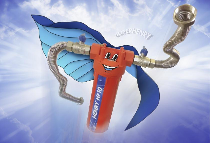 Superhenry, Henry HF10 der Heizungswasserfilter, Heizungsfilter, Hannemann Wassertechnik